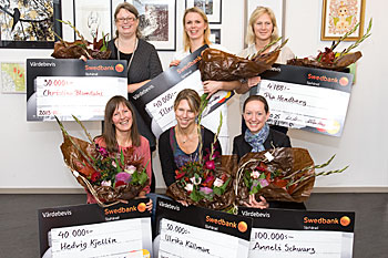 Christina Blomdahl, Ellen Lindell, Pia Hendberg, Hedvig Kjellin, Ulrika Källman och Anneli Schwarz.