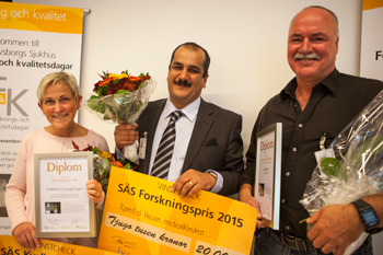 Vinnare vid SÄS forsknings- och kvalitetsdagar 2015.